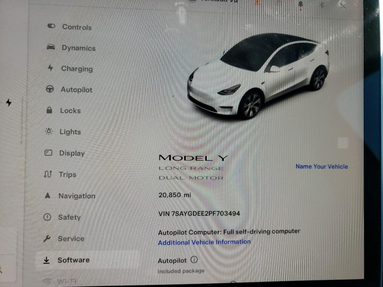 7SAYGDEE2PF703494 2023 Tesla Model Y