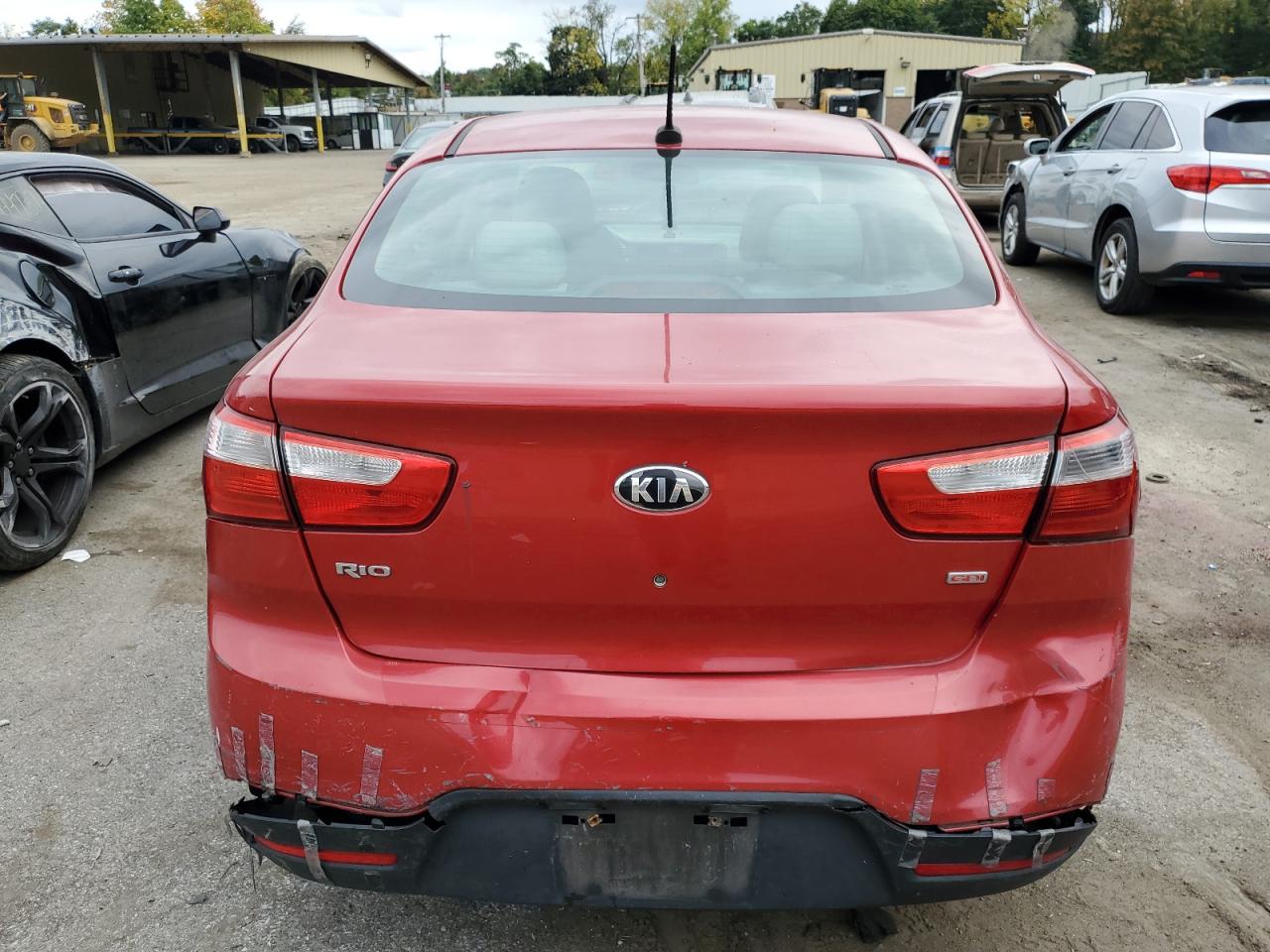 2014 Kia Rio Lx VIN: KNADM4A37E6408888 Lot: 74310984