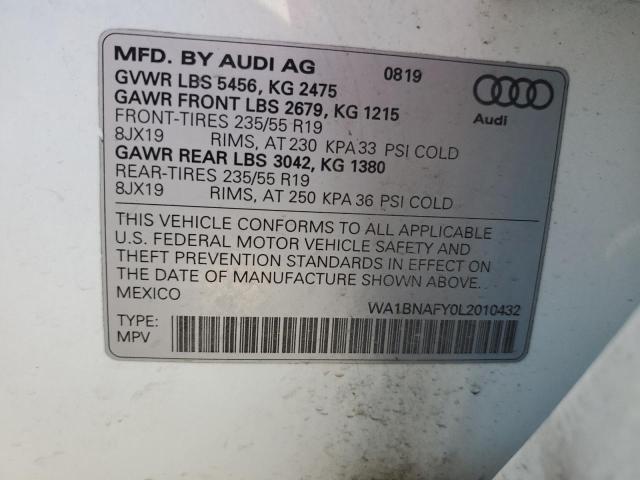 WA1BNAFY0L2010432 Audi Q5 PREMIUM 13