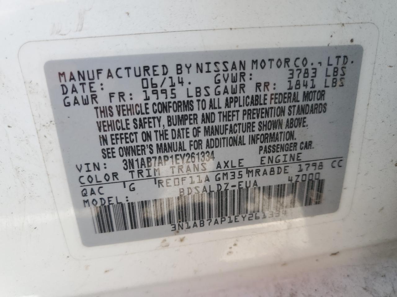 2014 Nissan Sentra - Image 12