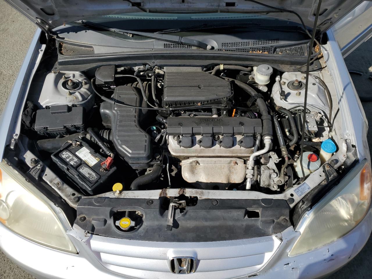 2001 Honda Civic Ex VIN: 2HGES26791H595347 Lot: 75505874