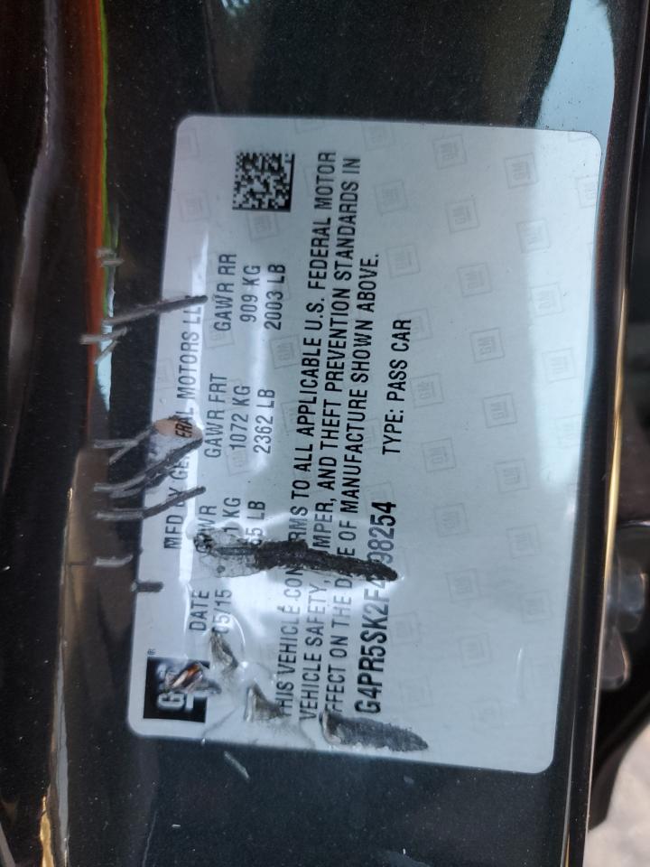 1G4PR5SK2F4198254 2015 Buick Verano Convenience