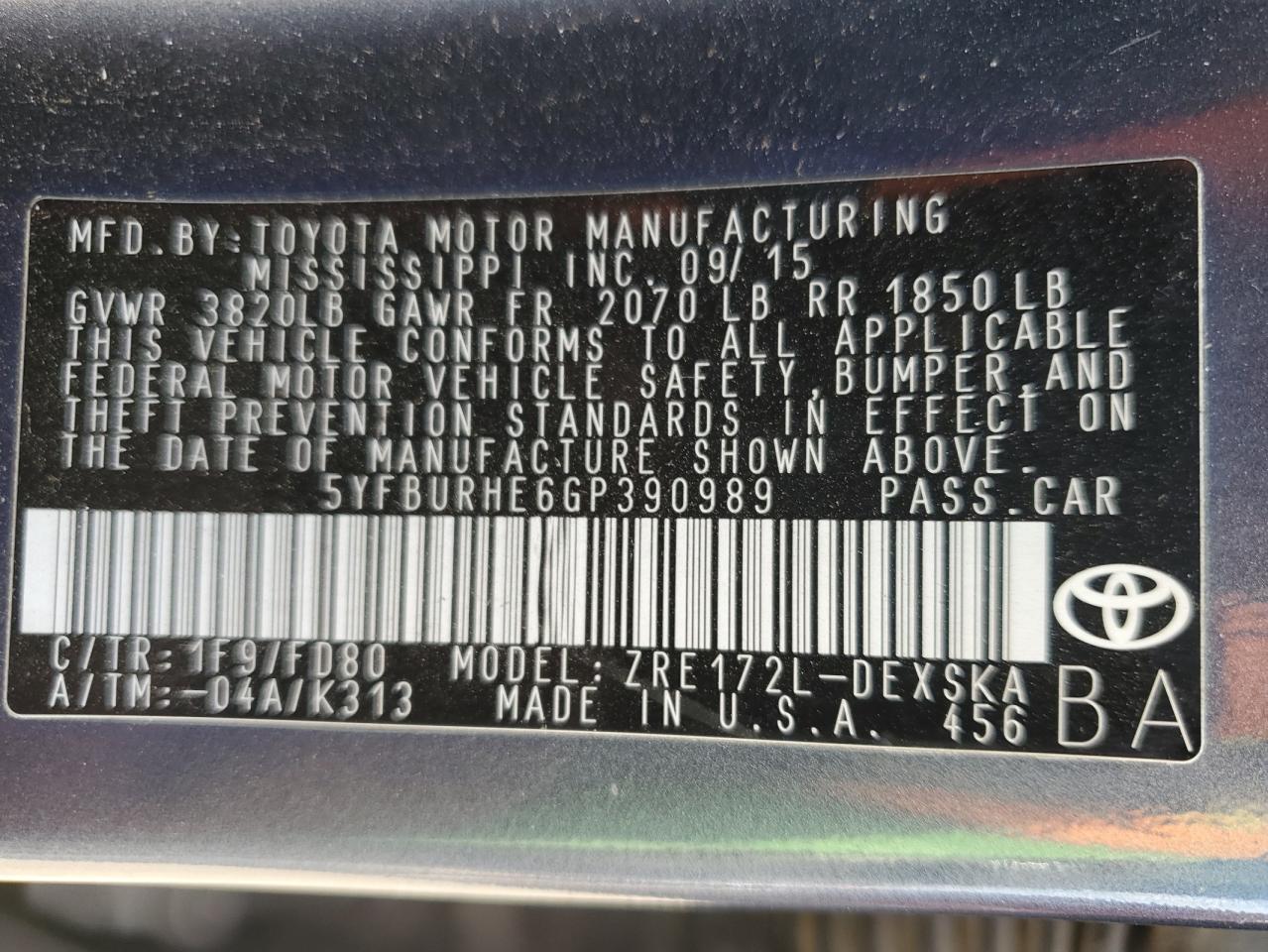 2016 Toyota Corolla - Image 12
