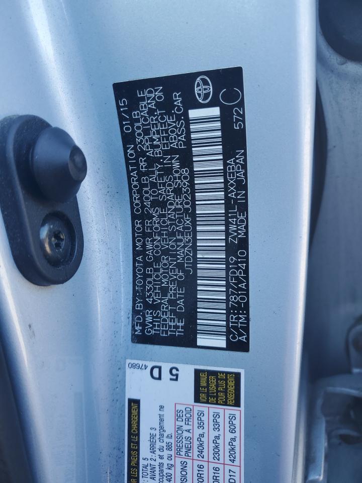 JTDZN3EUXFJ023908 2015 Toyota Prius V