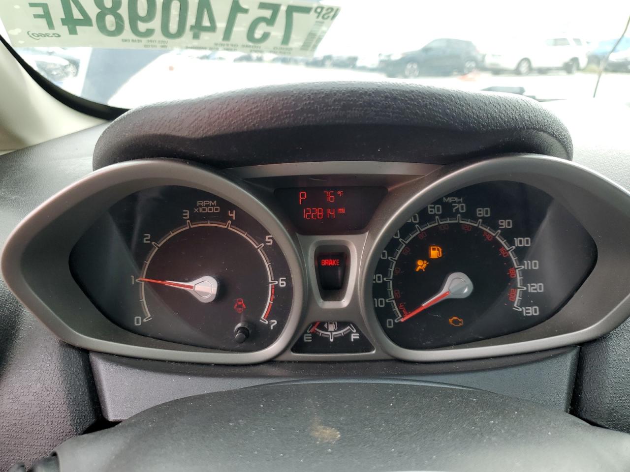 2012 Ford Fiesta Se VIN: 3FADP4EJ2CM117155 Lot: 64115585