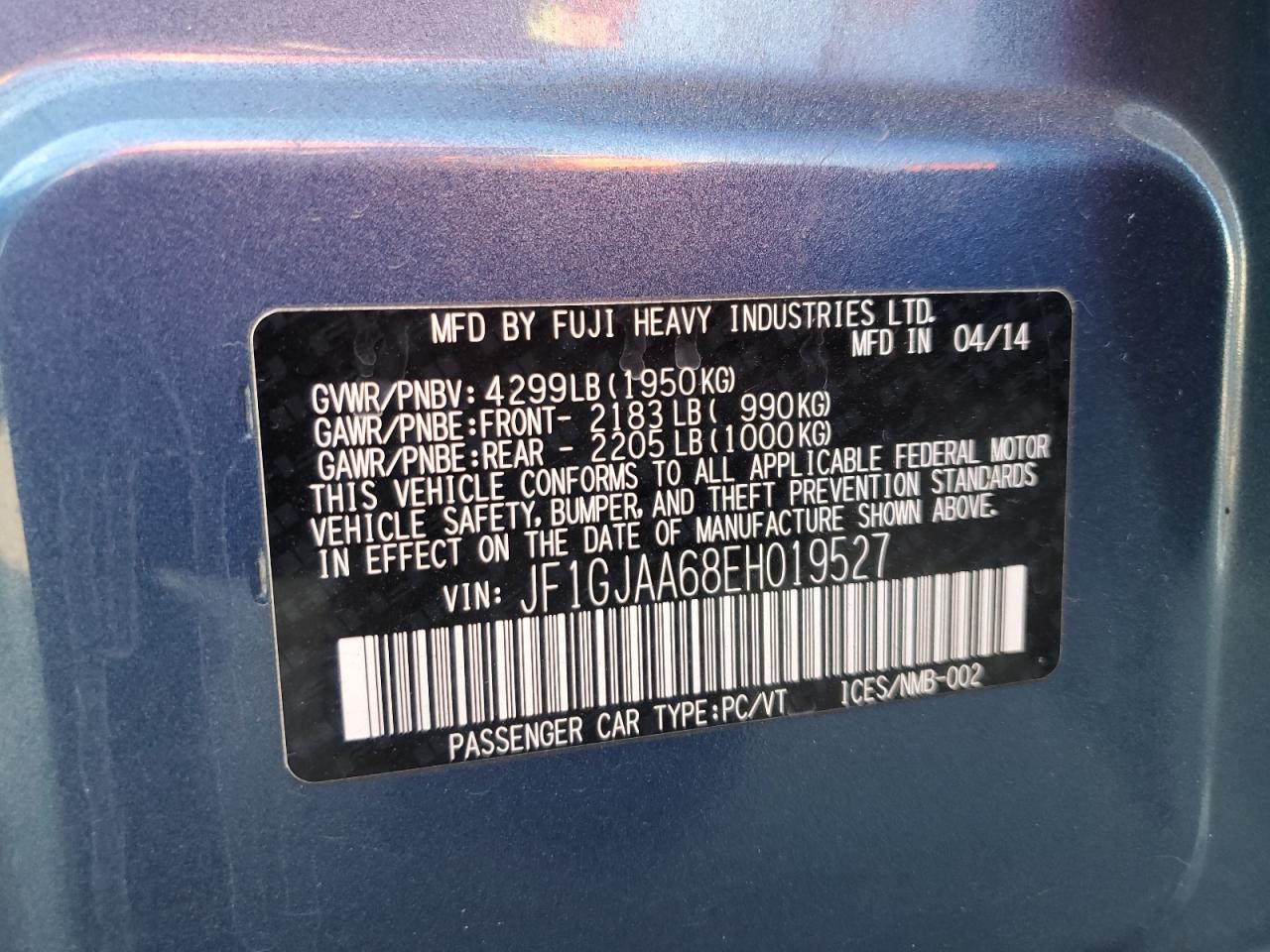 2014 Subaru Impreza - Image 13