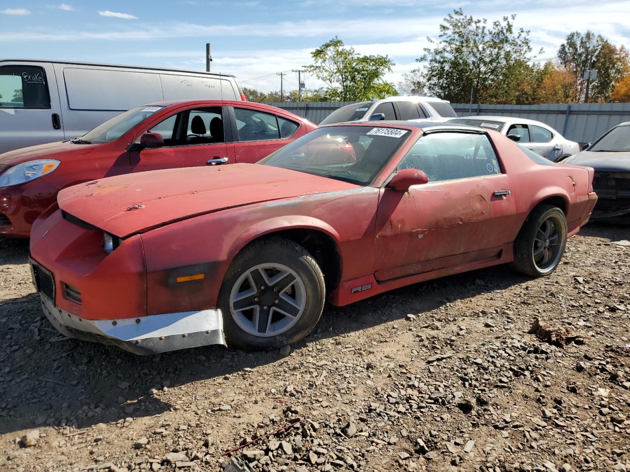 1991 Chevrolet Camaro Rs VIN: 1G1FP23T5ML107615 Lot: 76175504