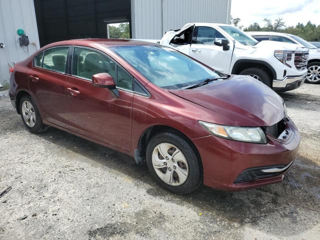  HONDA CIVIC 2013 Burgundy