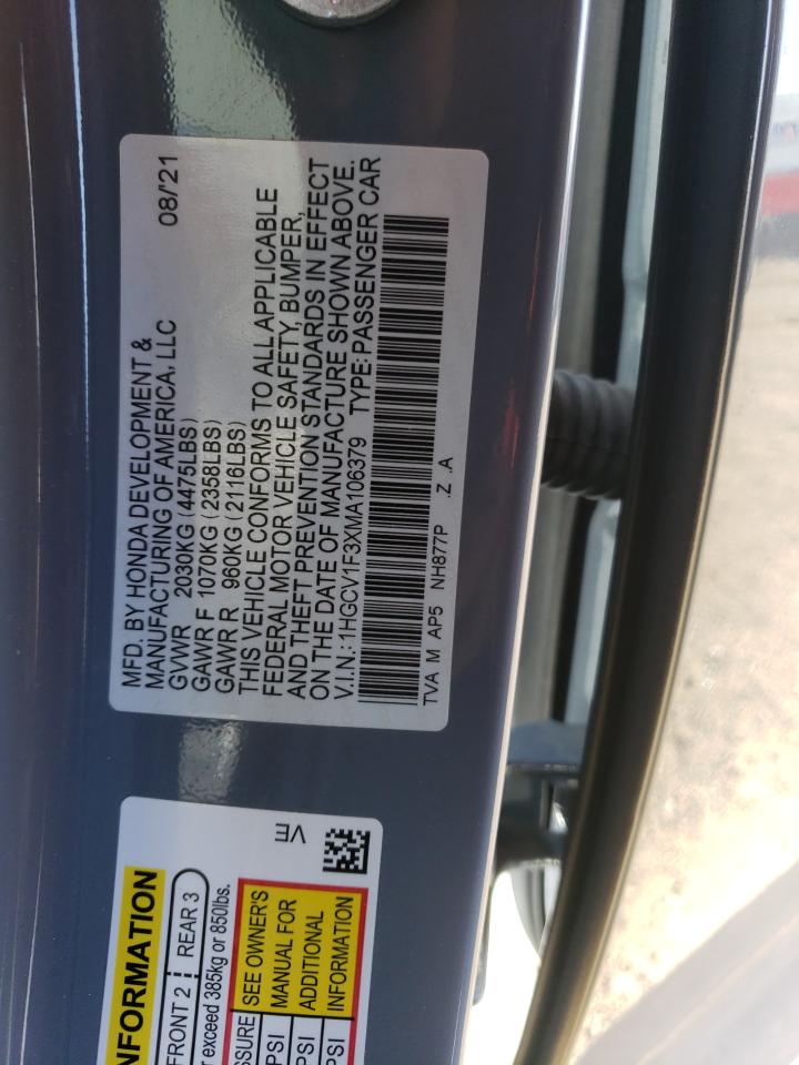 2021 Honda Accord - Image 12