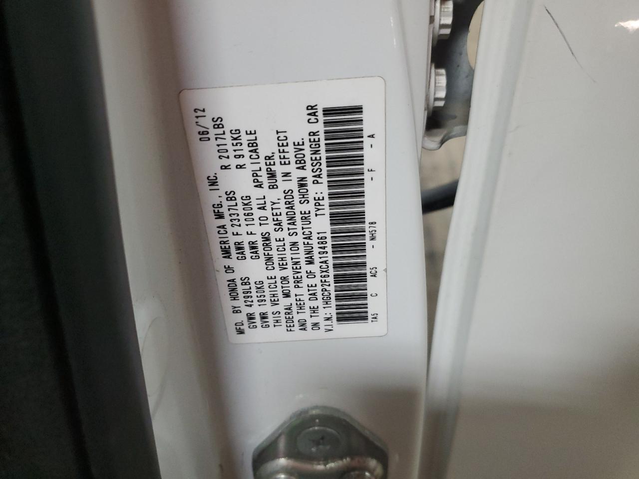 2012 Honda Accord - Image 12