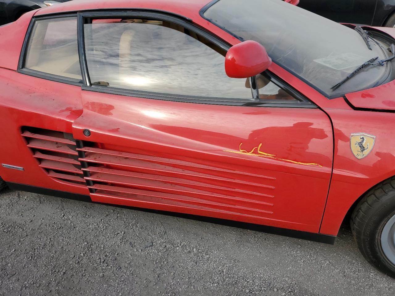 1986 Ferrari Testarossa VIN: ZFFSA17A5G0063021 Lot: 75186264