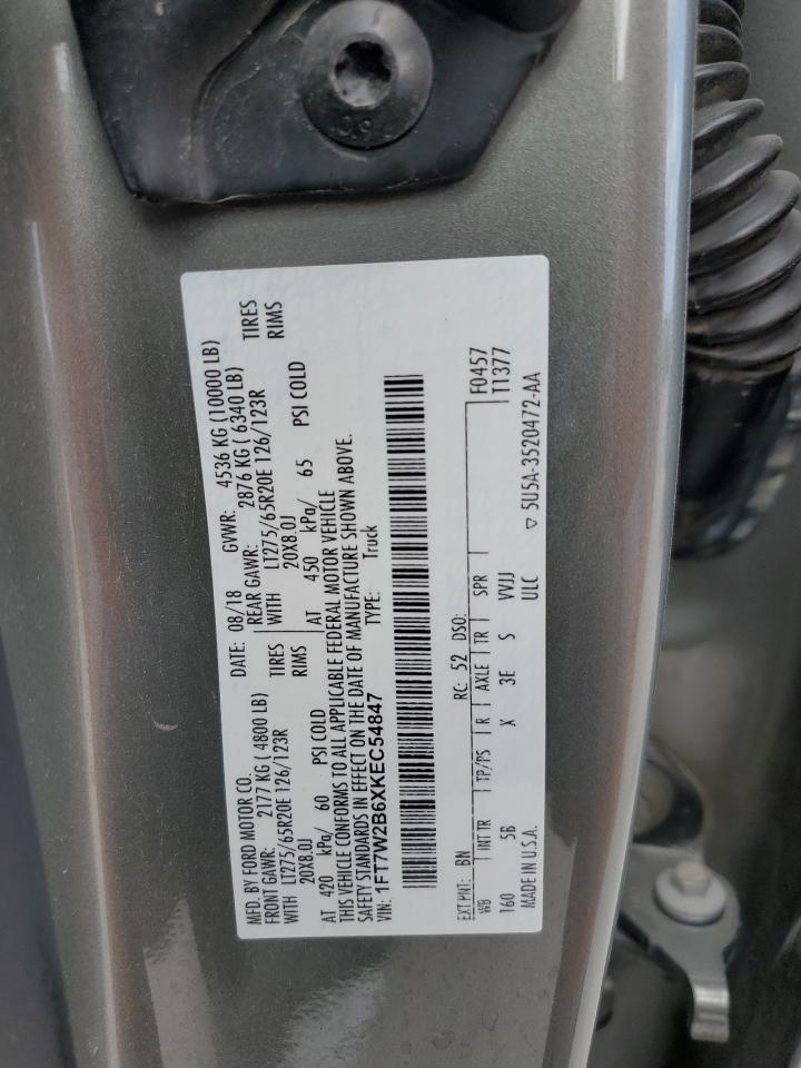 VIN 1FT7W2B6XKEC54847 2019 FORD F250 no.13