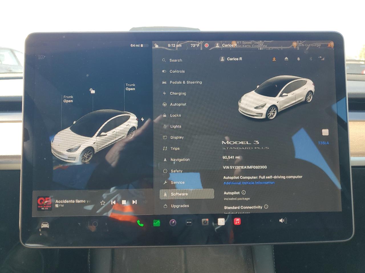 5YJ3E1EA1MF092300 2021 Tesla Model 3