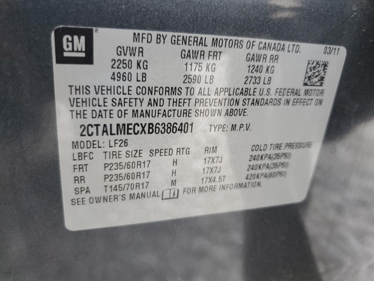 2011 GMC Terrain - Image 15