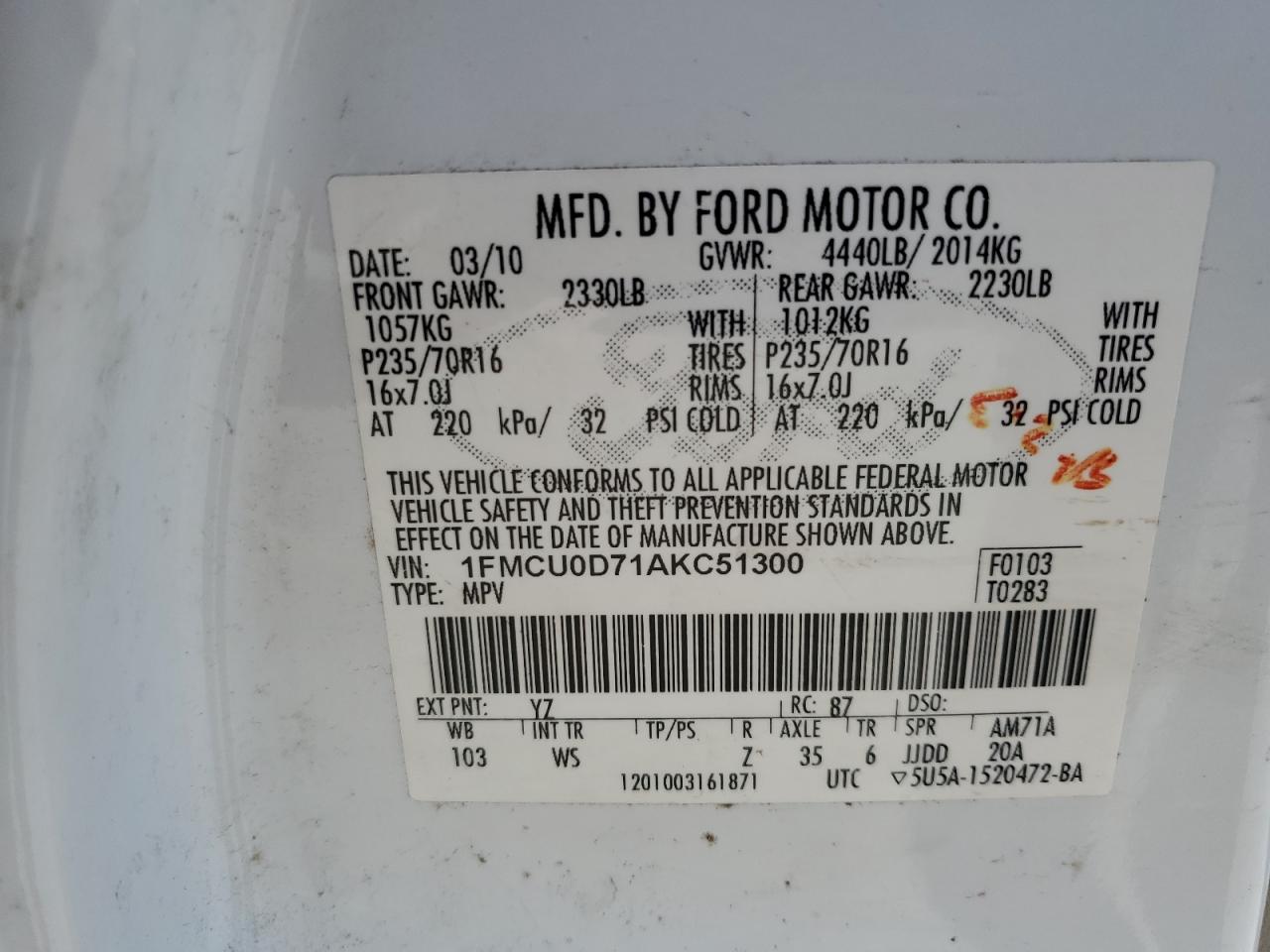 2010 Ford Escape - Image 15