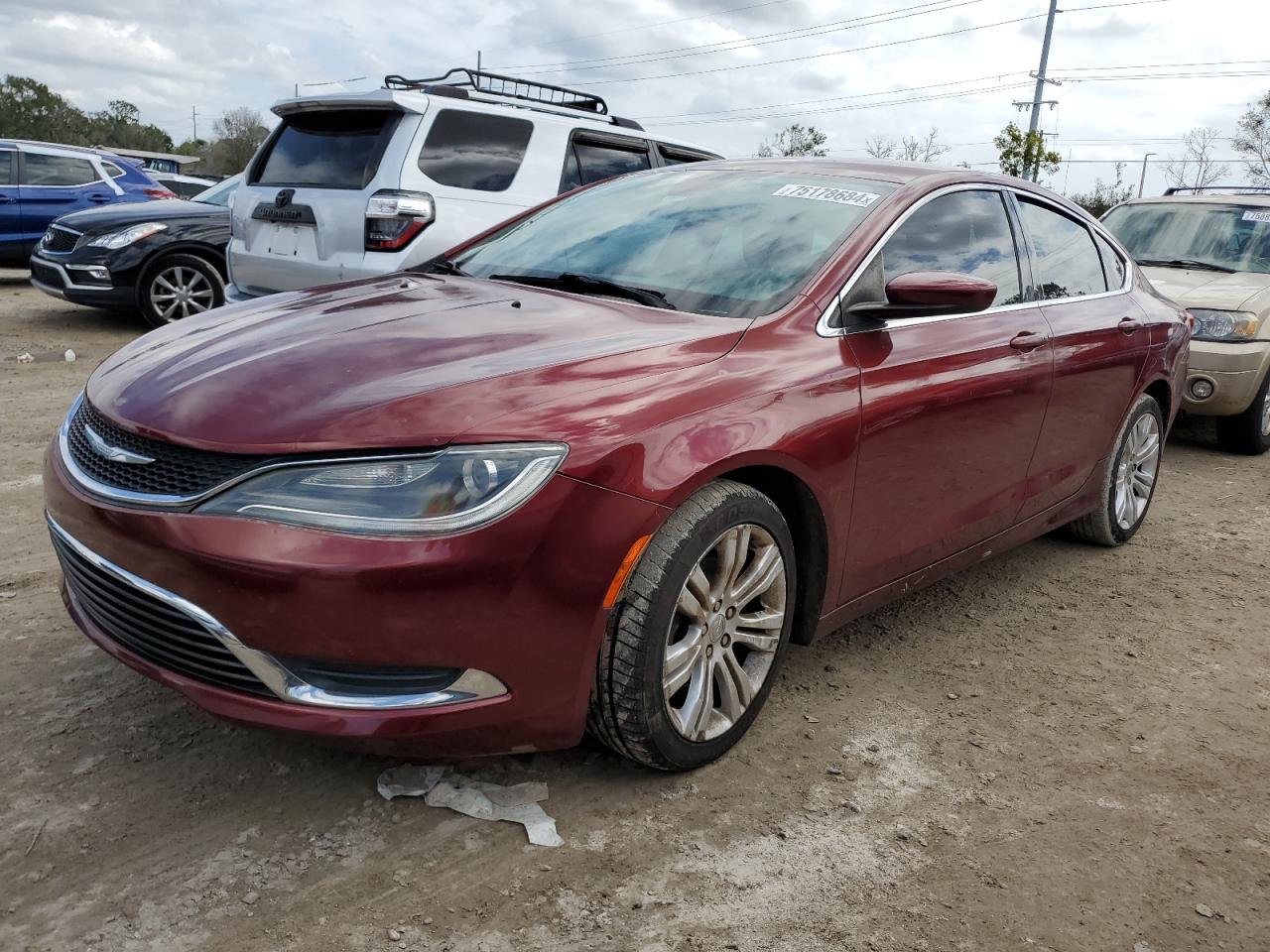 2015 Chrysler 200 Limited VIN: 1C3CCCAB9FN597834 Lot: 75178684