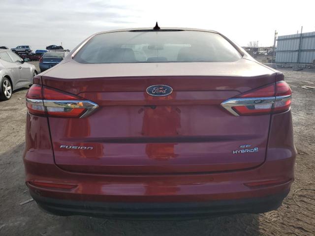  FORD FUSION 2019 Czerwony