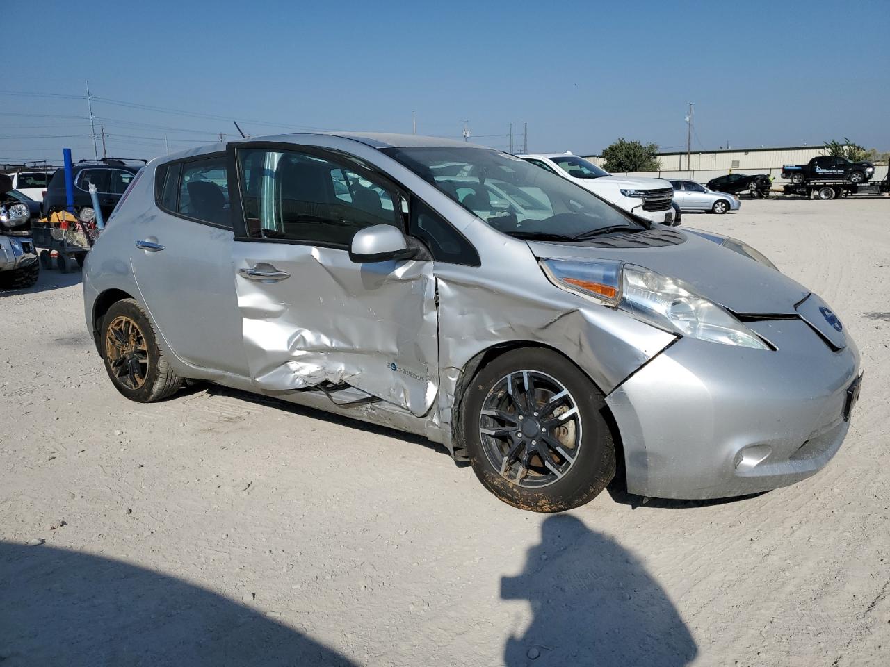 VIN 1N4AZ0CP7FC329438 2015 NISSAN LEAF no.4