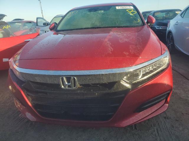  HONDA ACCORD 2018 Red