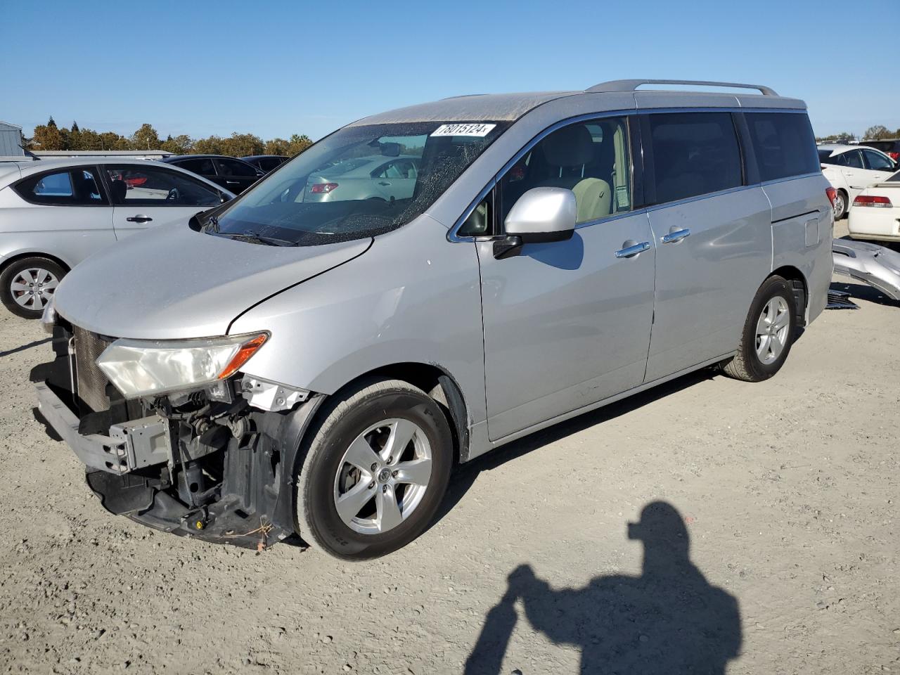 2016 Nissan Quest S VIN: JN8AE2KP2G9152884 Lot: 78015124