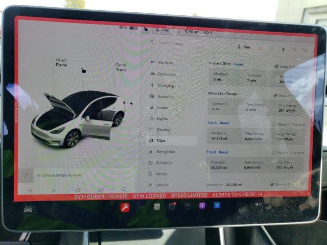 5YJYGDEE3LF014216 Tesla Model Y  9