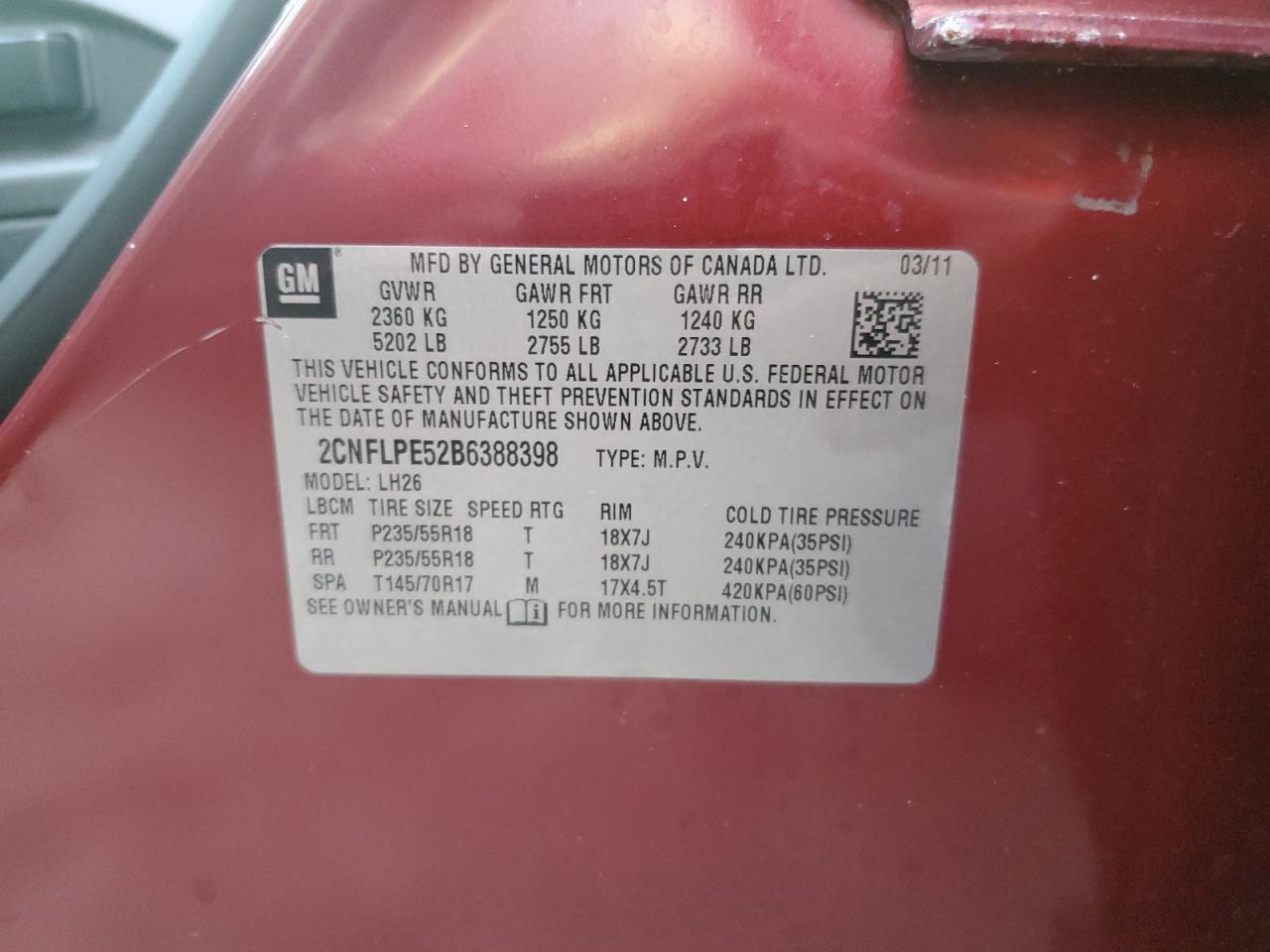 2011 Chevrolet Equinox - Image 14