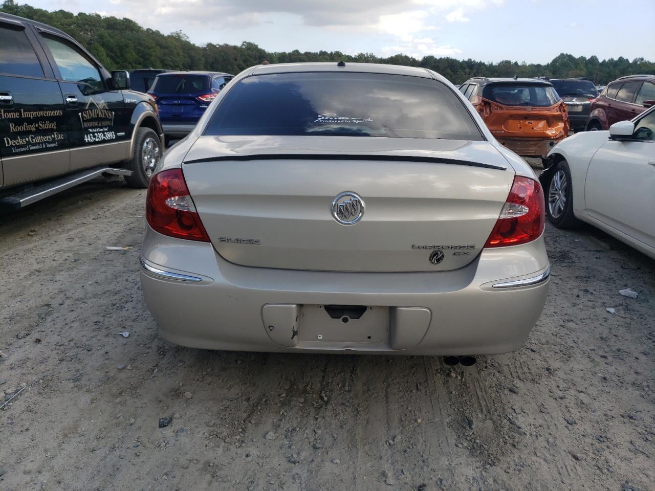 2008 Buick Lacrosse Cx VIN: 2G4WC582681237883 Lot: 74506664