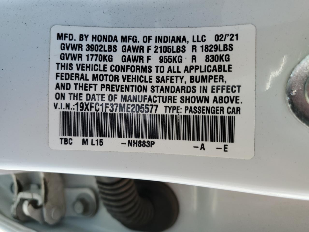 2021 Honda Civic - Image 14