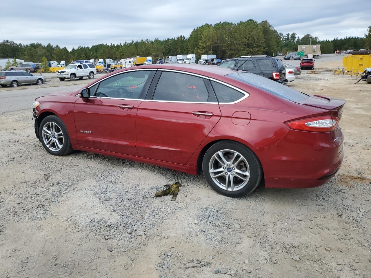 2016 Ford Fusion Titanium Hev VIN: 3FA6P0RU0GR203952 Lot: 77694744