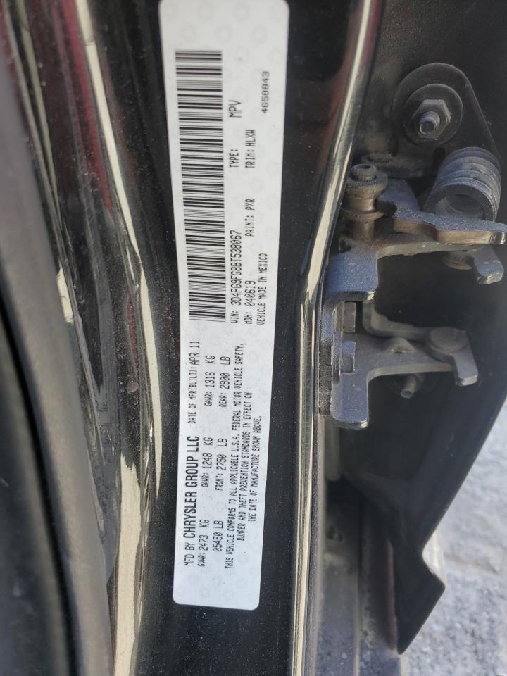 2011 Dodge Journey Lux VIN: 3D4PG9FG8BT538067 Lot: 85858134