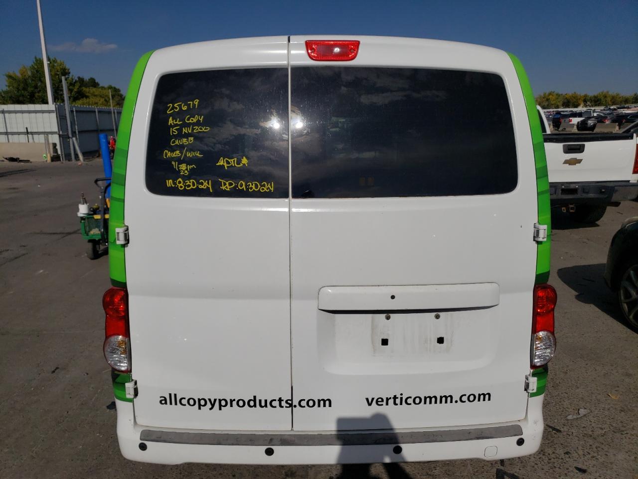 2015 Nissan Nv200 2.5S VIN: 3N6CM0KN5FK721598 Lot: 74682804