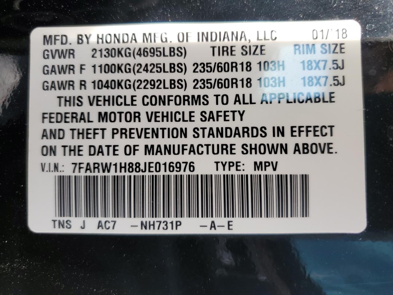 2018 Honda CR-V - Image 13