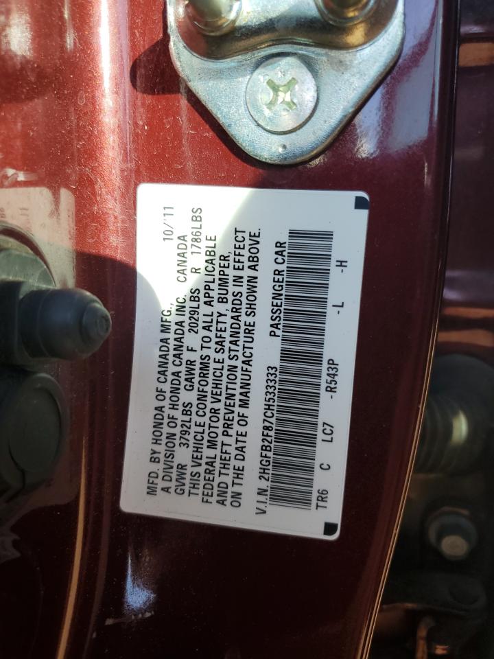 2012 Honda Civic - Image 12