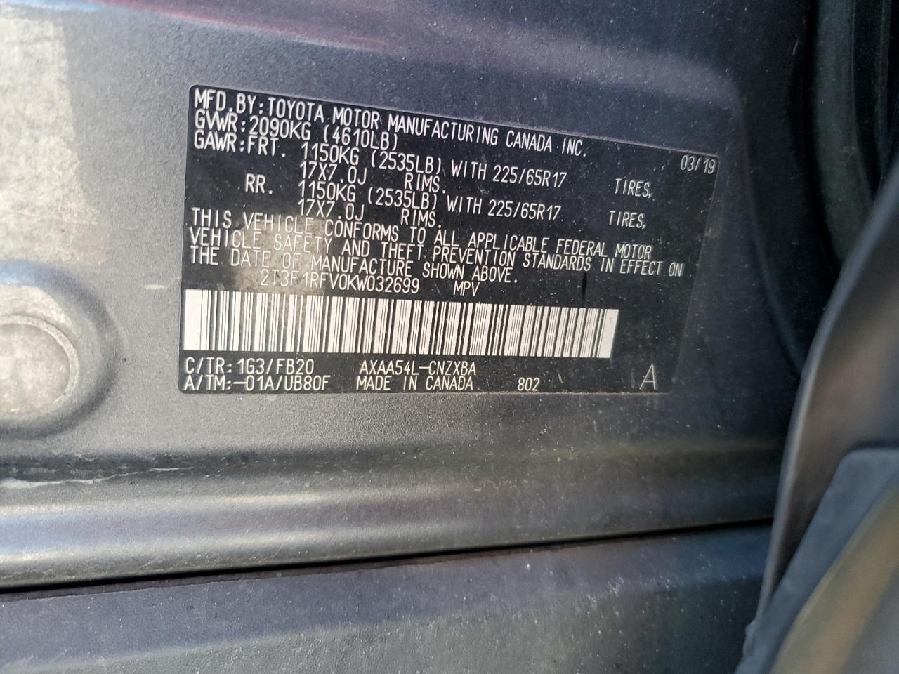 2019 Toyota RAV 4 - Image 15