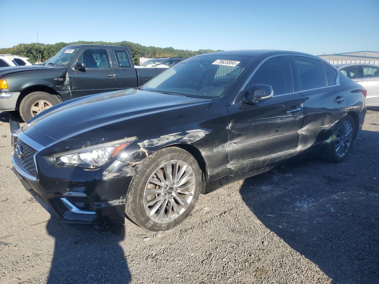 VIN JN1EV7ARXJM440074 2018 INFINITI Q50 no.1