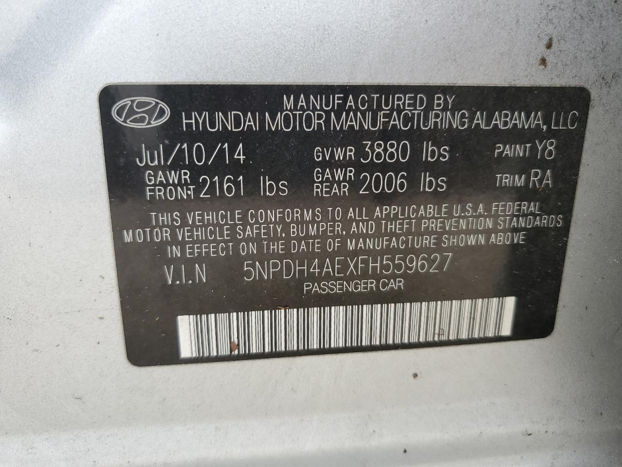 2015 Hyundai Elantra - Image 12