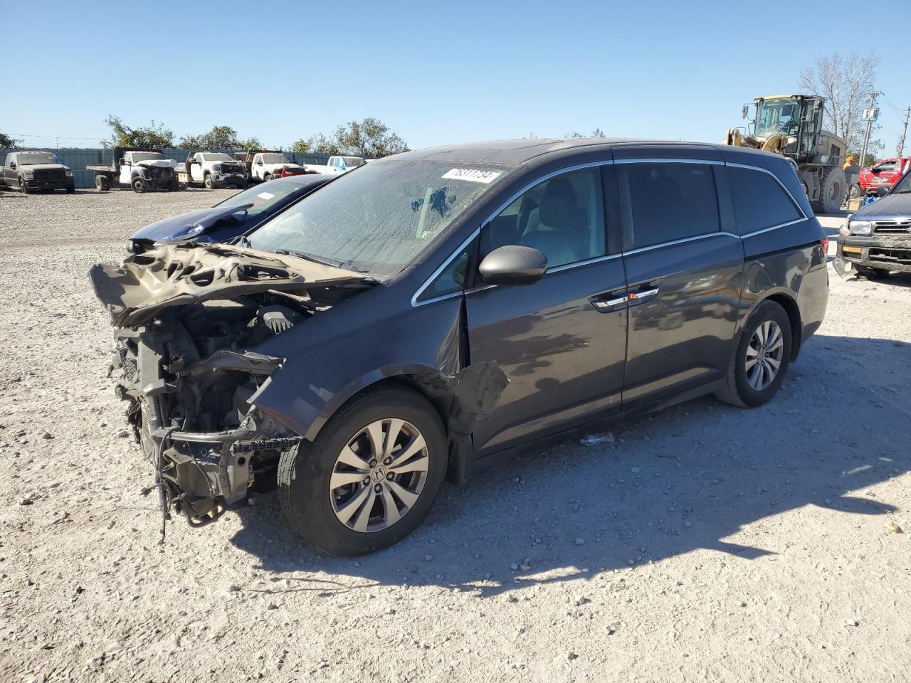 2015 Honda Odyssey Exl VIN: 5FNRL5H64FB055243 Lot: 76311734