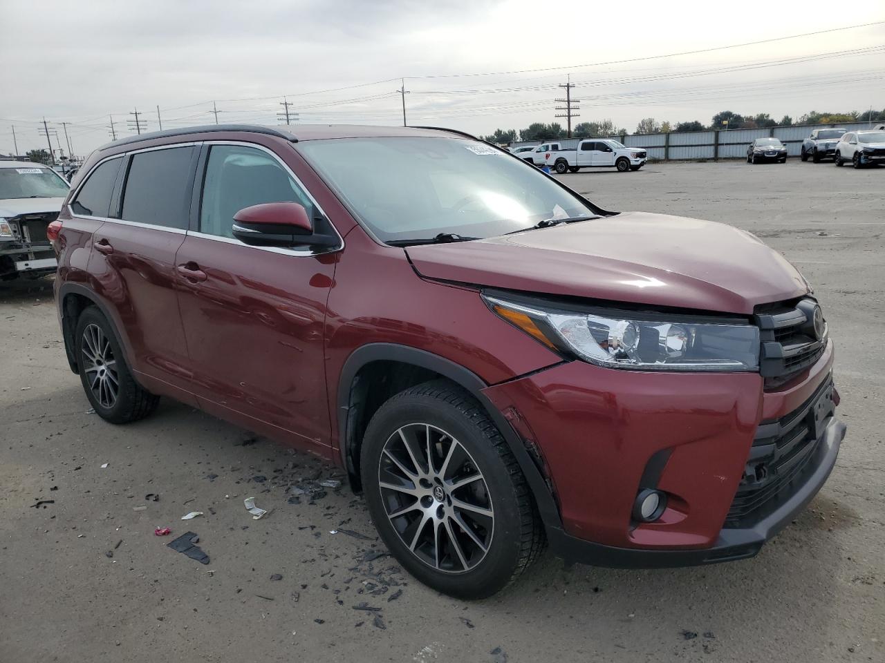 2017 Toyota Highlander Se VIN: 5TDJZRFH9HS360033 Lot: 75574304