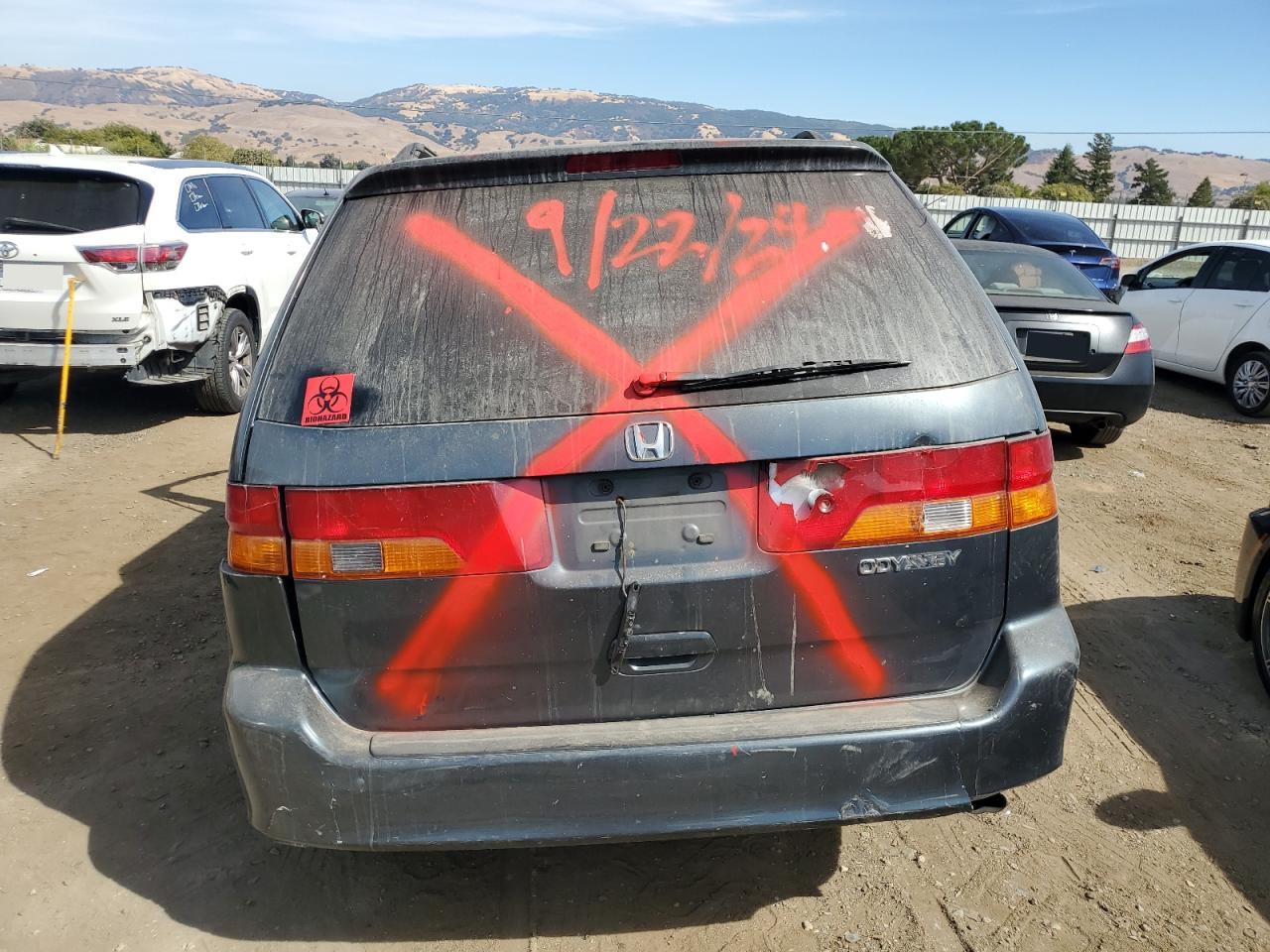 2003 Honda Odyssey Exl VIN: 5FNRL18723B079683 Lot: 74611004