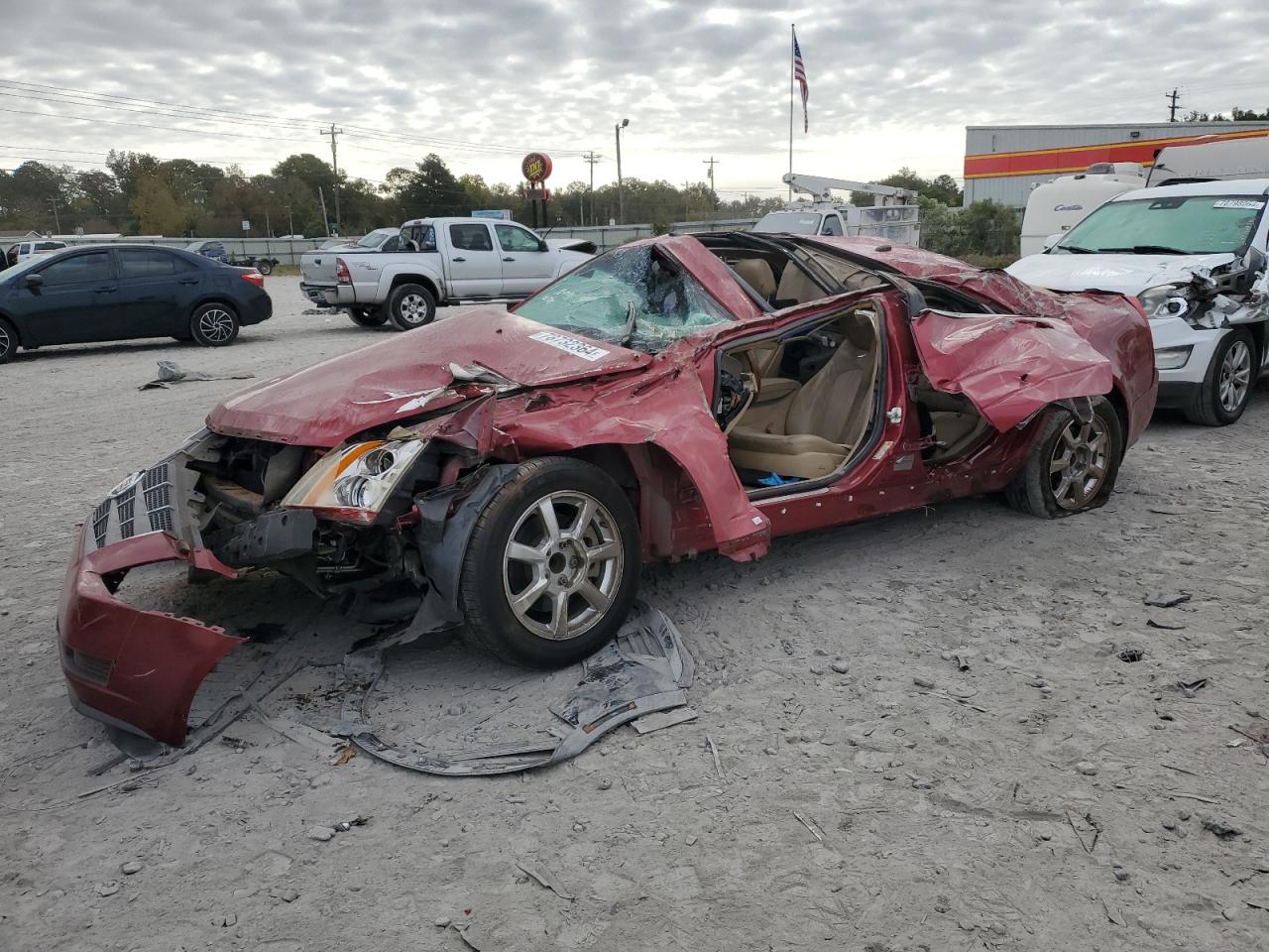 2008 Cadillac Cts Hi Feature V6 на продаже в Montgomery, AL - All Over
