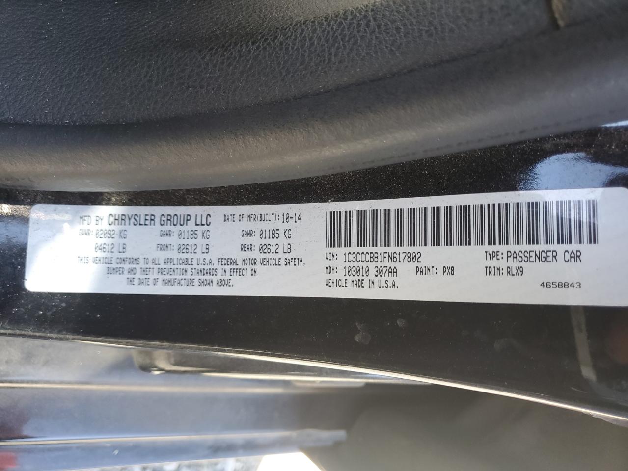 2015 Chrysler 200 - Image 14