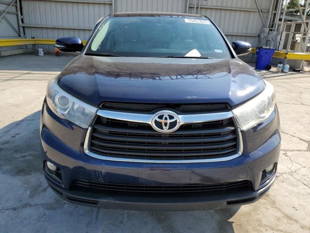  TOYOTA HIGHLANDER 2015 Синий