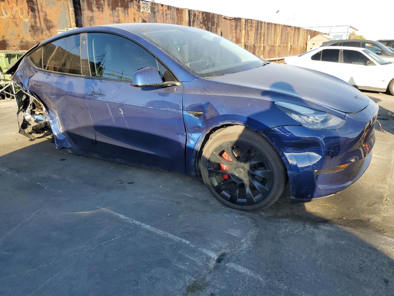 VIN 5YJYGDEE2MF222797 2021 TESLA MODEL Y no.4