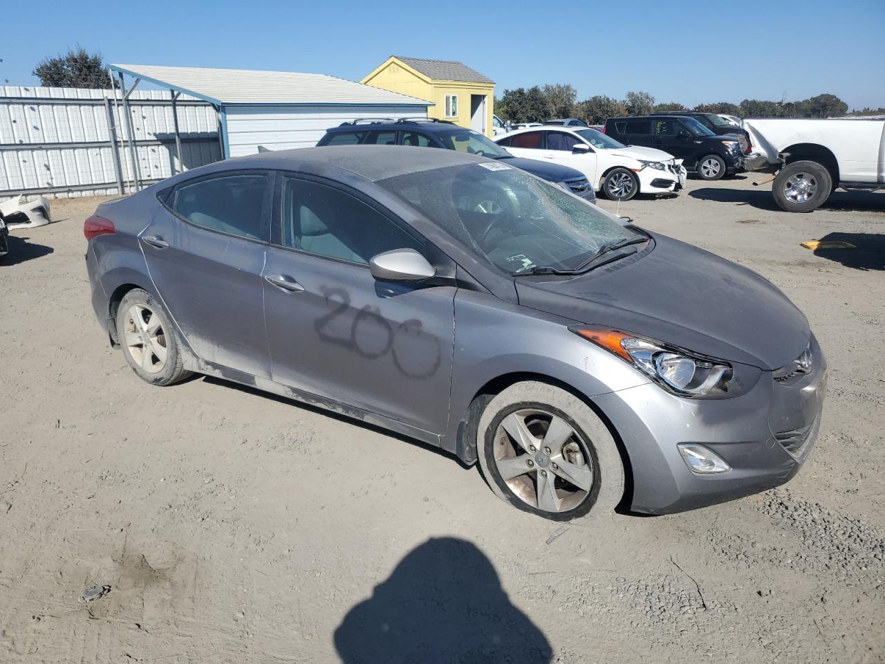 VIN KMHDH4AE8DU491701 2013 HYUNDAI ELANTRA no.4