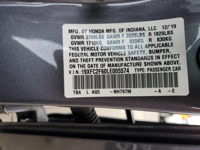 19XFC2F60LE005574 Honda Civic LX 13