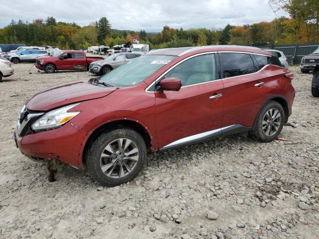  NISSAN MURANO 2017 Red