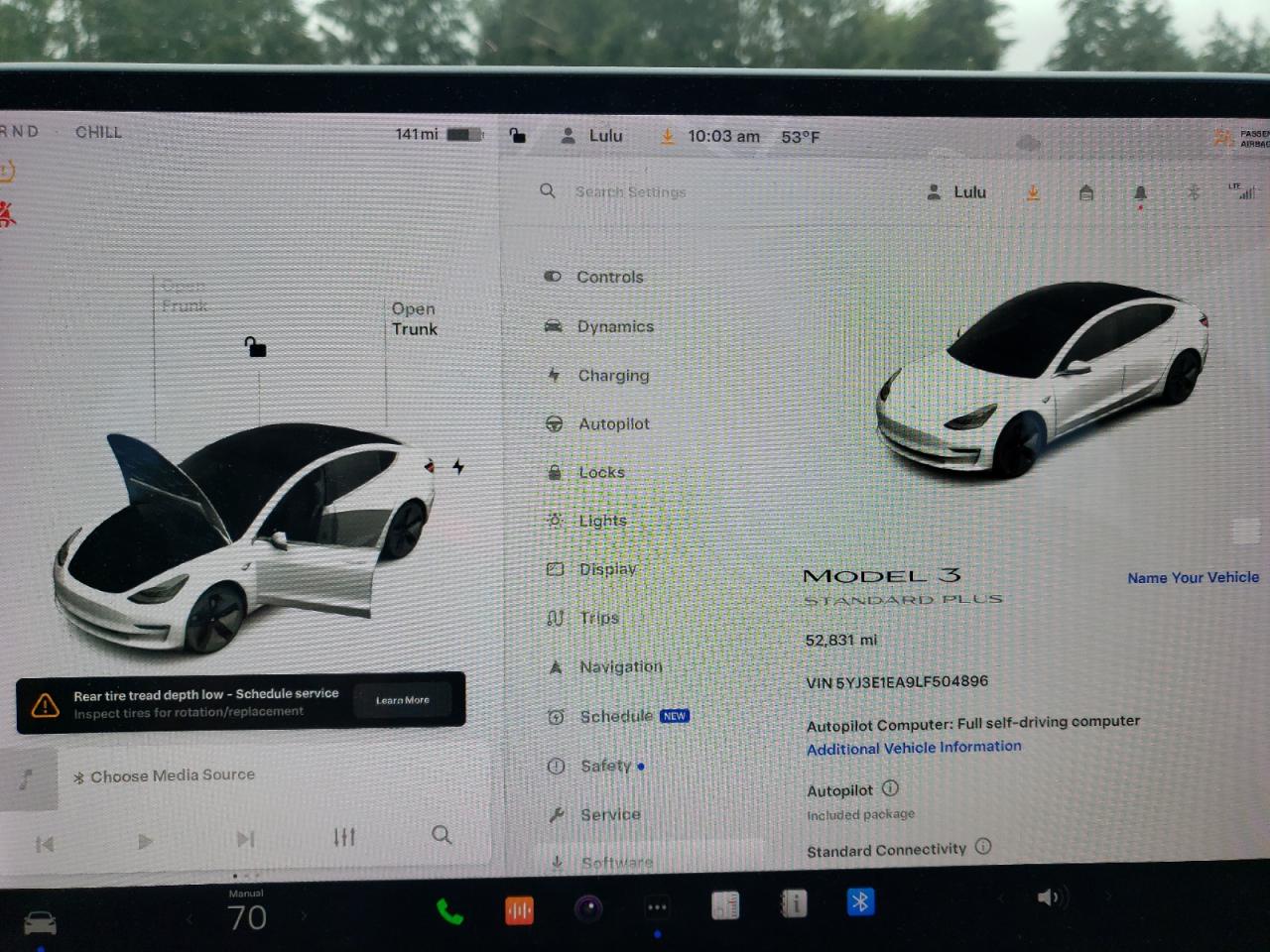 5YJ3E1EA9LF504896 2020 Tesla Model 3