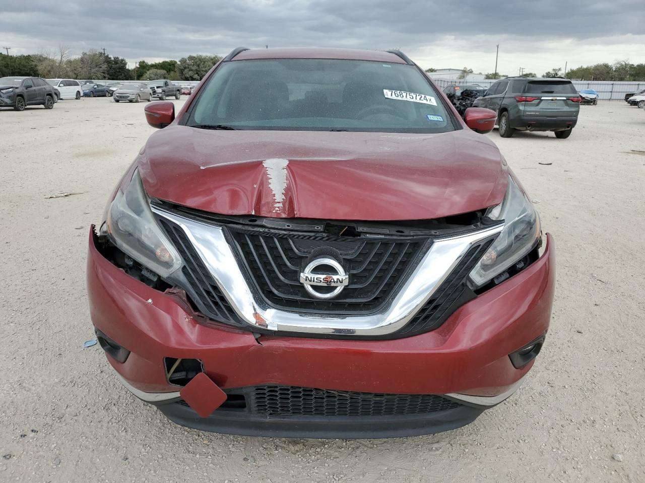 2018 Nissan Murano S VIN: 5N1AZ2MG3JN123238 Lot: 76875724