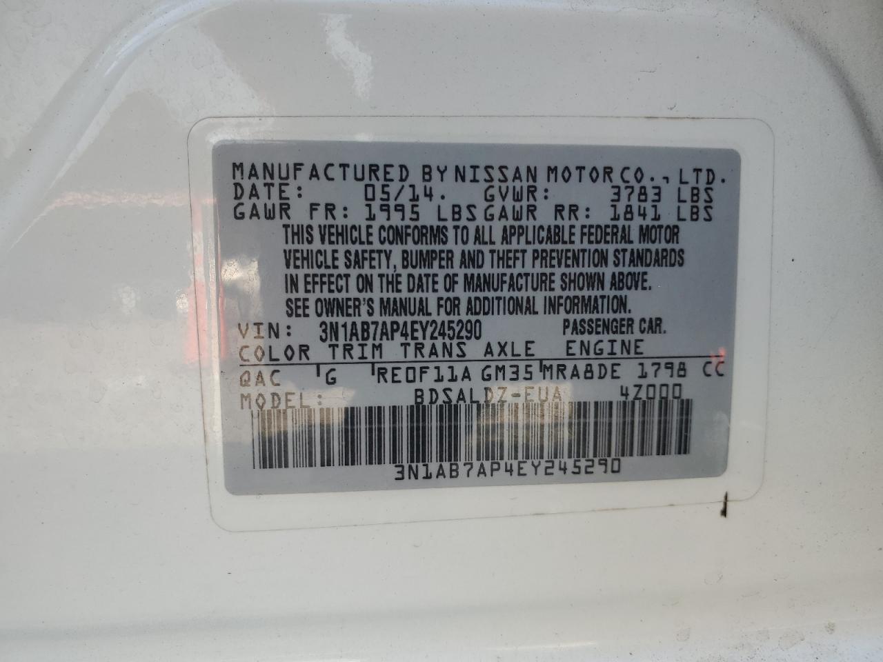 2014 Nissan Sentra - Image 12