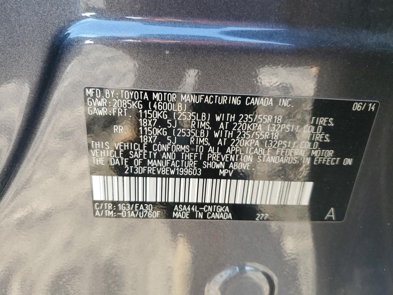 2014 Toyota RAV 4 - Image 14